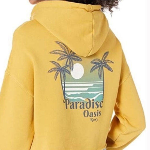 Roxy Tops - Roxy Aloha Island Hoodie in Ochre
